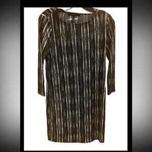 BCBGMAXAZRIA Striped Dress 3/4 Size XS